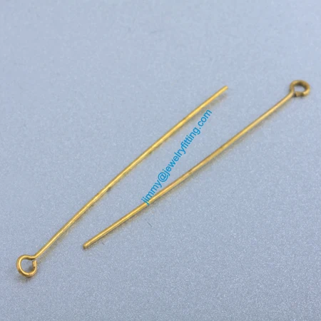 Ювелирных изделий выводы глаз Шпильки латунь шарф выводов 0.7*50 мм | Украшения и
