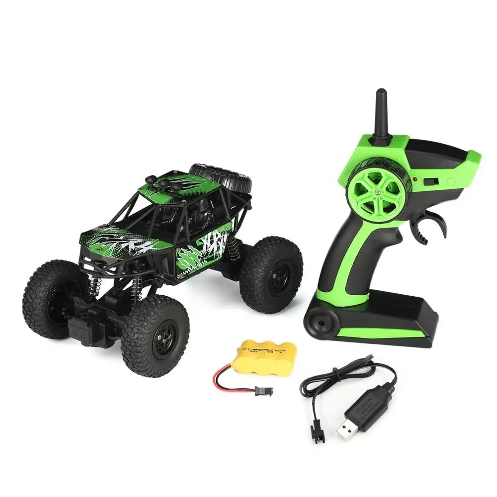 green S-003 1/22 2,4G 2CH 2WD высокоскоростной пульт дистанционного управления RC внедорожный альпинистский гусеничный ралли автомобиль грузовик для детей детский подарок - Цвет: green