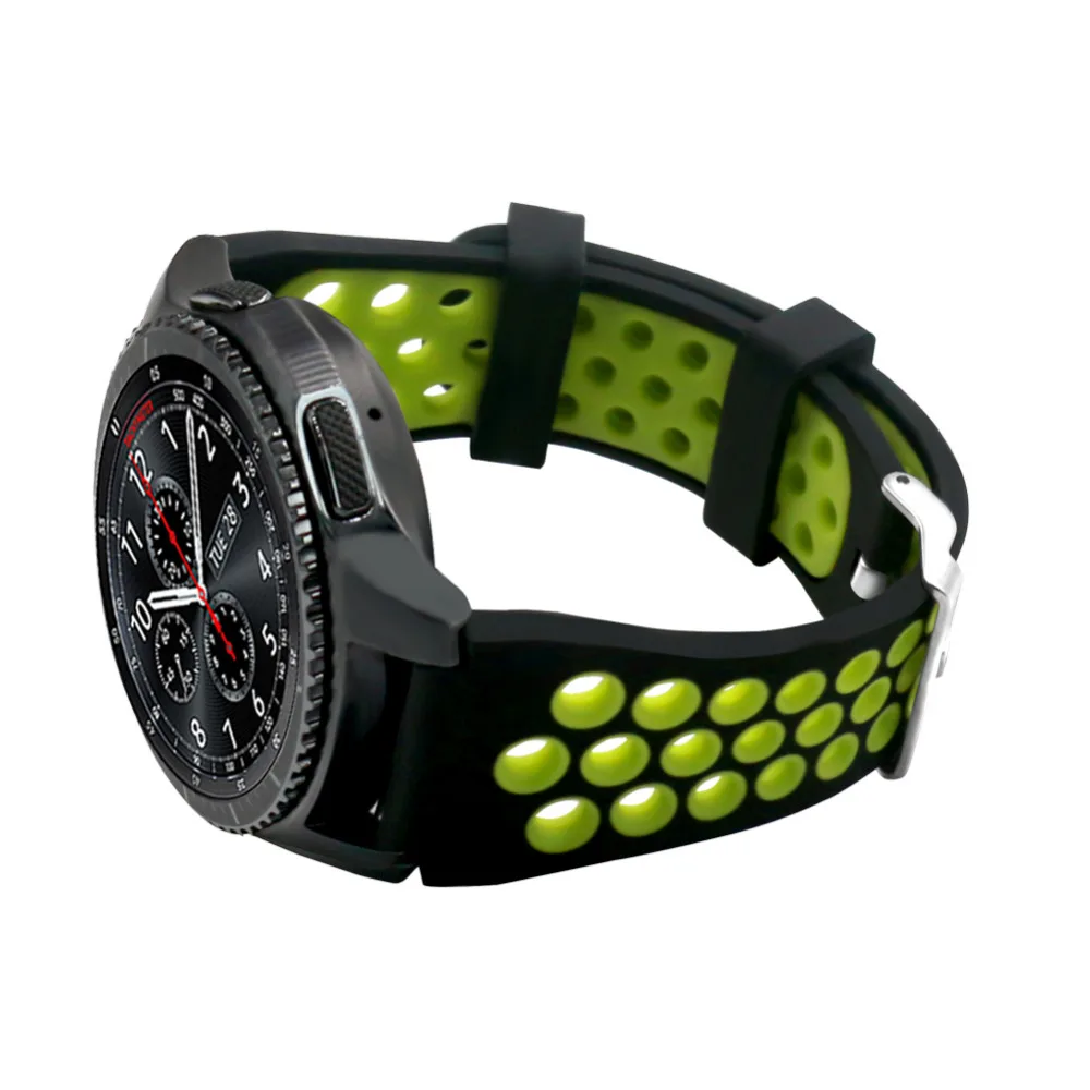 Для samsung galaxy watch 46 мм gear S3 Frontier/классический ремешок силиконовый huawei watch GT 2 браслет 22 мм ремешок galaxy watch band