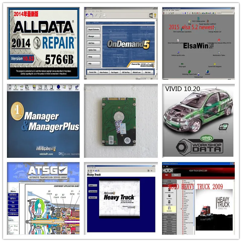 Toughbook CF19 CF-19 ноутбук 1,5 ТБ HDD WIN7 система 24в1 Авто Ремонт Alldata программное обеспечение V10.53+ mitchell по требованию 5 готов к использованию