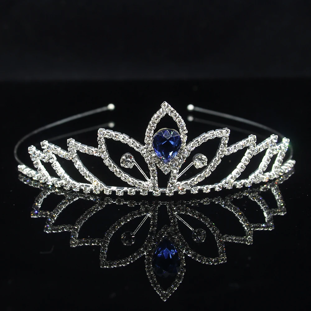AINAMEISI свадебный венец со стразами принцесса ободок Девушки Женщины Стразы Pageant свадебные диадемы и короны украшения для волос