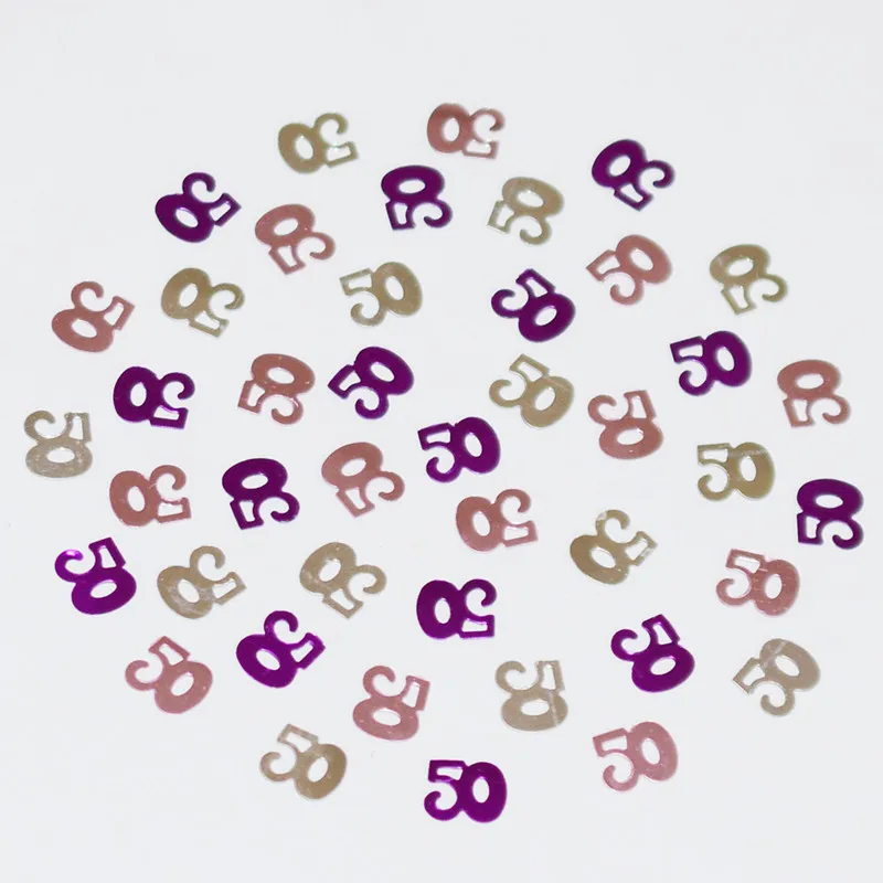 15 г розовые конфетти металлик украшения для дня рождения детей девочек мозолей