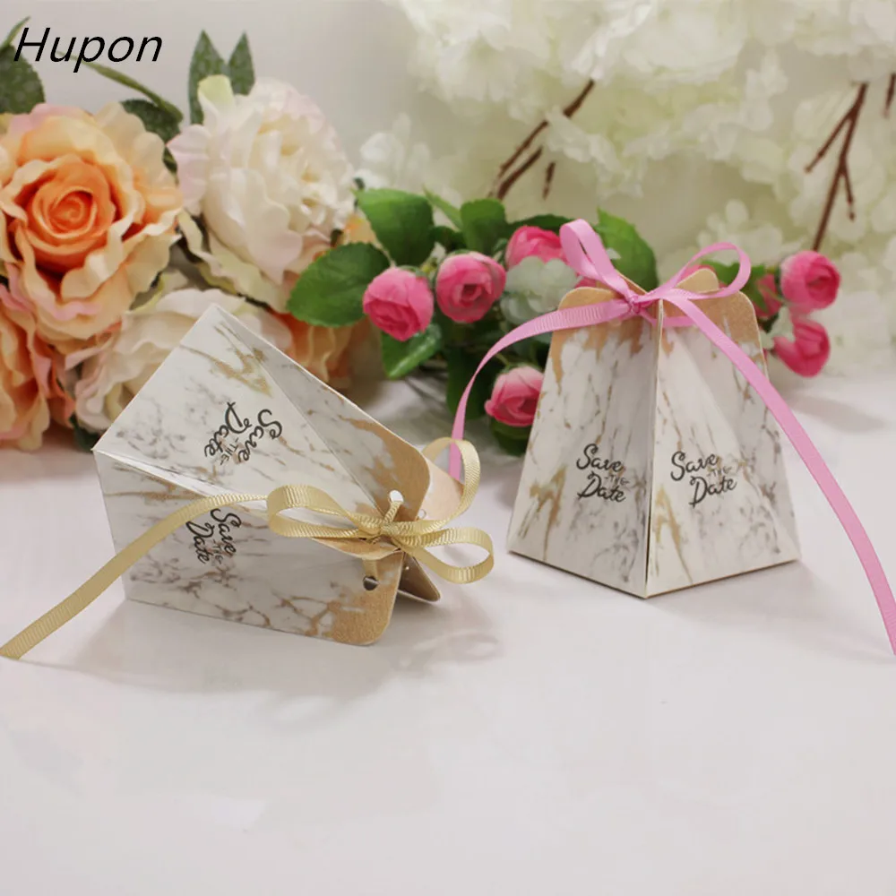 10 шт. европейские свадебные подарочные коробки для конфет пентаграмма бумажные