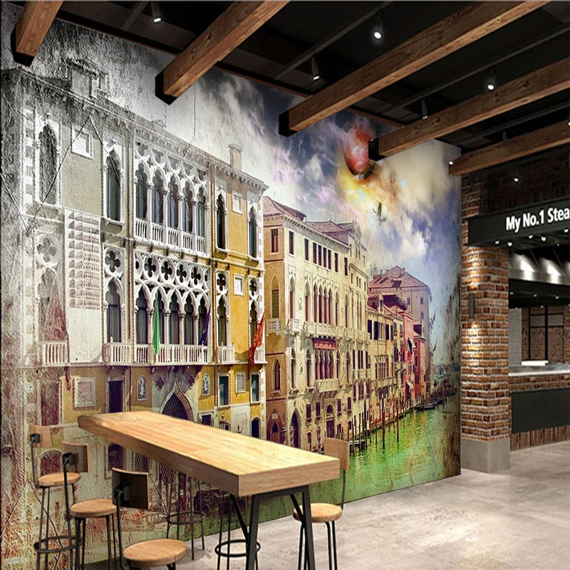 Пользовательские HD фото обои абстрактные 3D настенные фрески Готический граффити