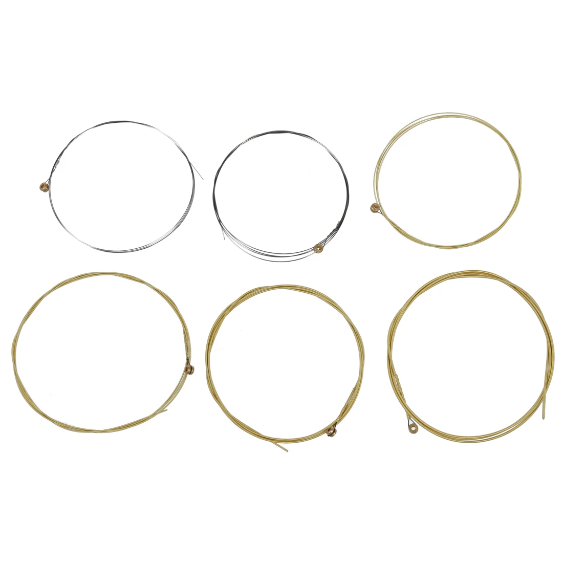 Набор из 6 металлических струн для акустической гитары 1 м Новинка | Спорт и