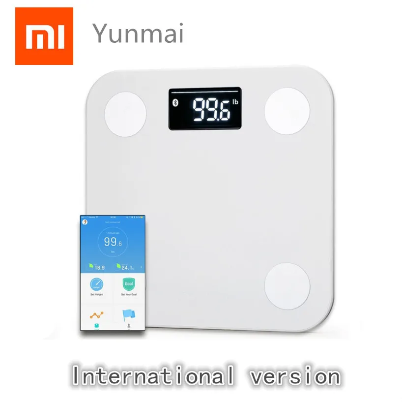 Xiaomi Mijia Yunmai Mini Электронные весы Body Fat с новым бесплатным приложением и