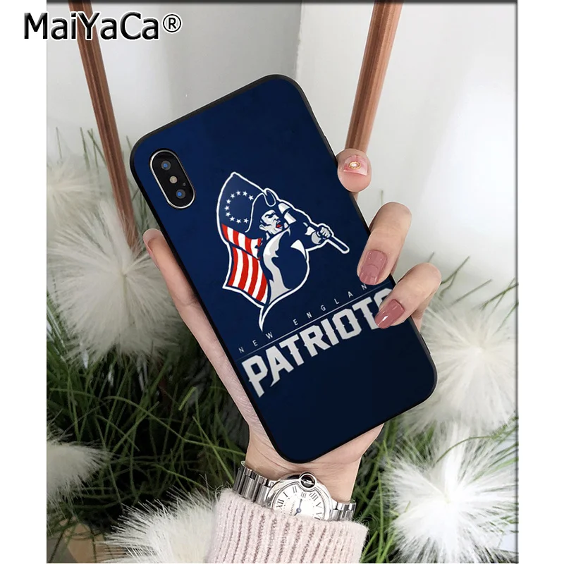MaiYaCa английский Патриоты черный мягкий чехол для телефона из ТПУ чехол для Apple iPhone 8 7 6 6S Plus X XS MAX 5 5S SE XR чехол