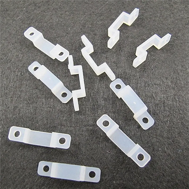 Зажимы мягсветильник силиконовые для светодиодной ленты 8 мм 10 12 20