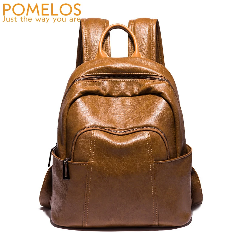 POMELOS женский рюкзак с мягкой спинкой из искусственной кожи сумки на заднюю панель