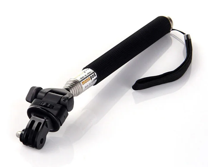 Раздвижной ручной монопод для селфи с автоспуском адаптером штатива Gopro Hero 5 4 3 + 2