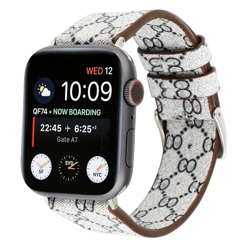 YUKIRIN модный ОО браслет из натуральной кожи для Apple Watch серии 4 3 2 1 ремешок для iWatch 38 42 мм 40 44 мм Новинка