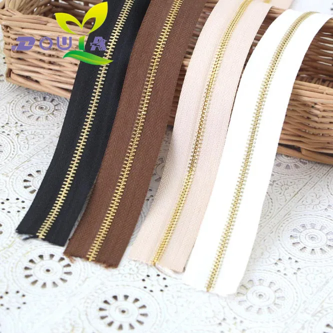 3# металлические зубы, молния, бронзовые зубы, золотые зубы, опционально один ярд, 90 см Тяговая головка, другая ручная ткань, DIY использование