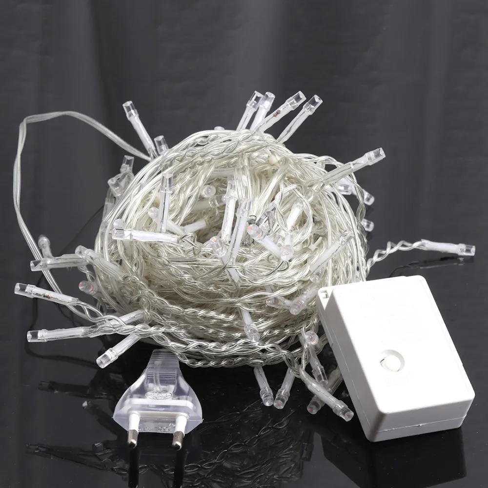 

2*1m Icicle Curtain LED String Light 104 Bulbs Fairy Garland Lights Wedding Christmas Holiday Party Outdoor Decoration JQ