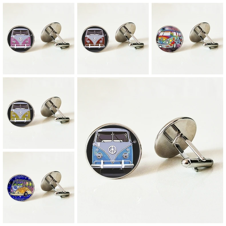 Новые модные и спокойные запонки из хрустального стекла для автомобиля мужские