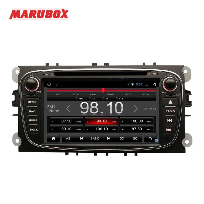 Мультимедийный плеер Marubox 2Din Android 7 1 для Ford Focus 2 Mondeo 4 S MAX Connect 2007 2013 автомагнитола GPS