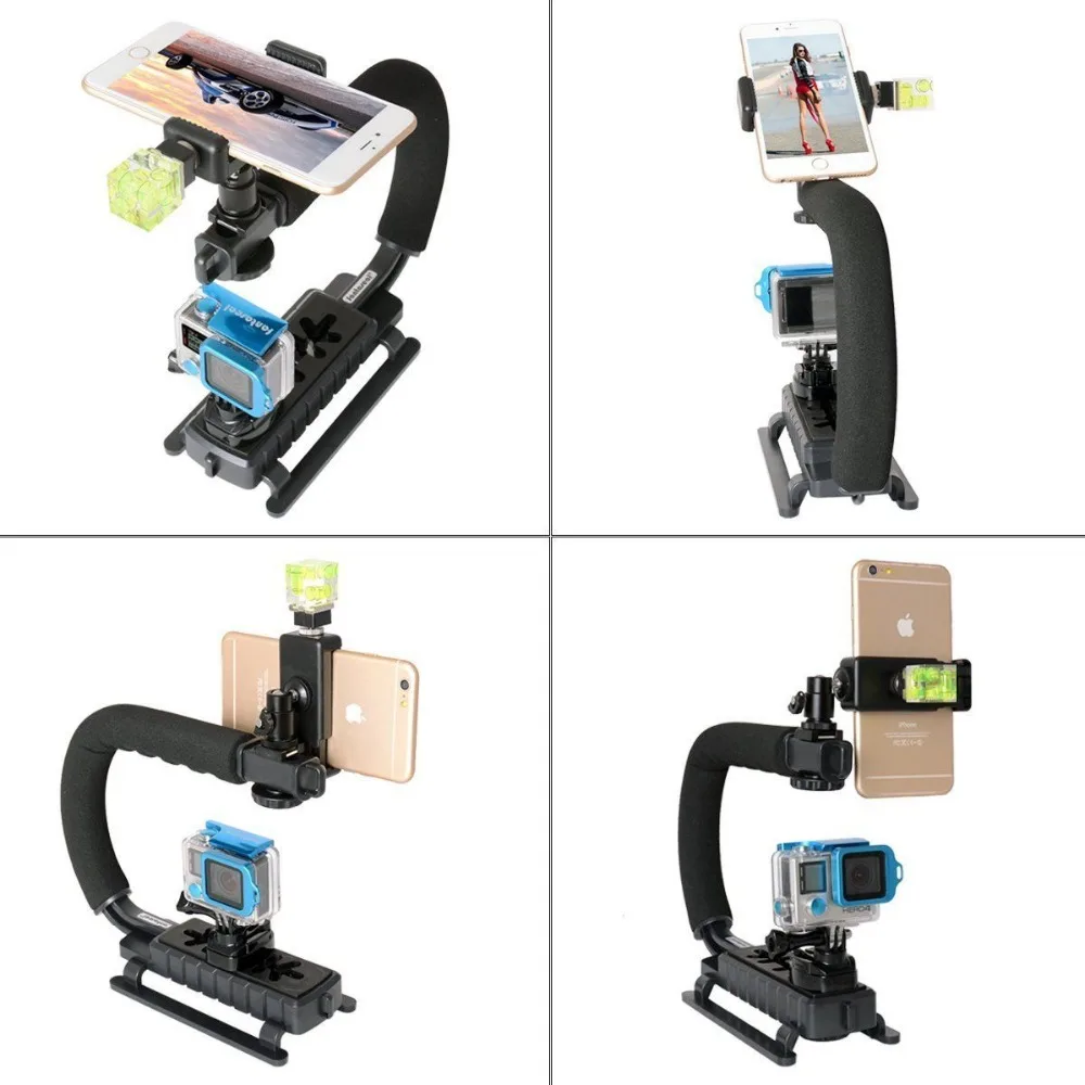 C стабилизатор кронштейн низкое положение съемки с 3-осевым пузырьковым уровнем