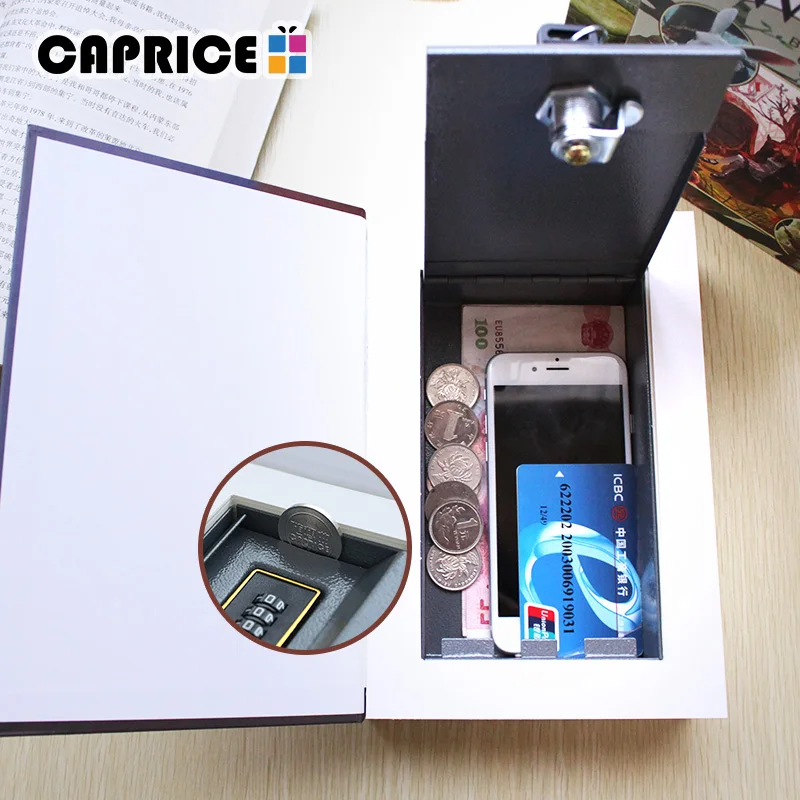 Металлическая копилка пароль безопасная книга для хранения монет аксессуары