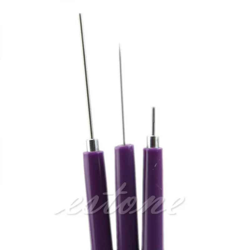 

3Pcs/Set DIY Paper Quilling Tool Origami 2 Assorted Needles & 1 Slotted Tool Kit