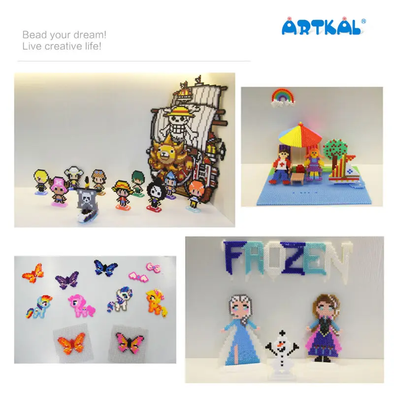 Artkal предохранитель бусины 4000 шт Diy ремесленные наборы набор с Pegboards Забавные