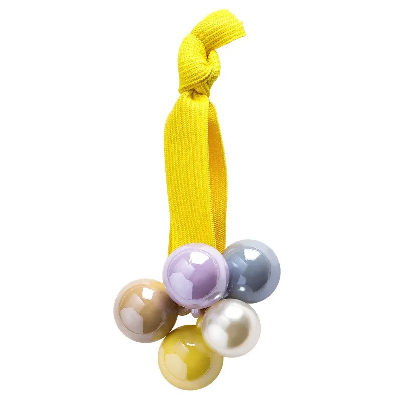ball green Ruoshui, женские круглые резинки для волос со звездами, резинки для волос для девочек, резинки для конского хвоста, резинки, женские аксессуары для волос, эластичная резинка для волос - Цвет: ball green
