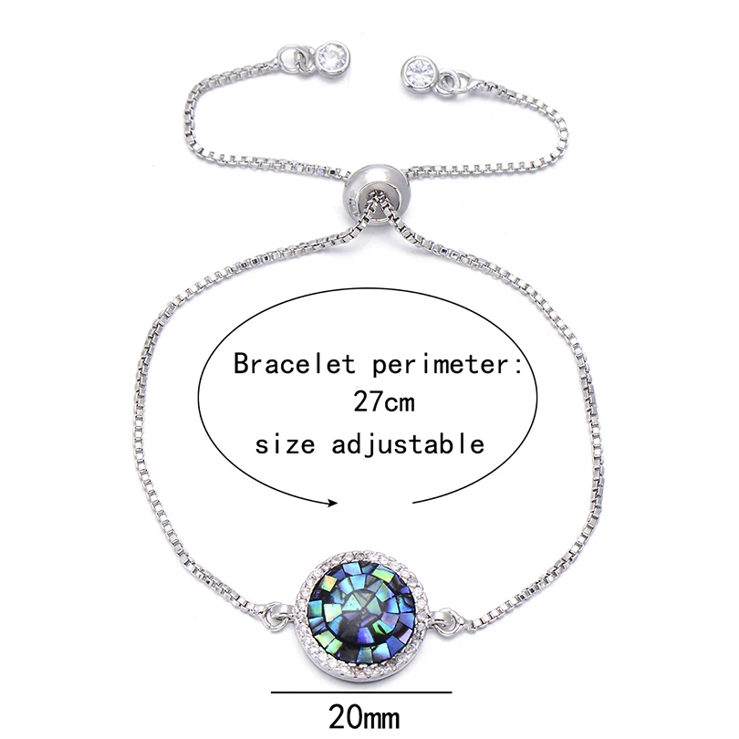 Браслеты Pipitree из натуральных камней регулируемые ювелирные украшения для мужчин