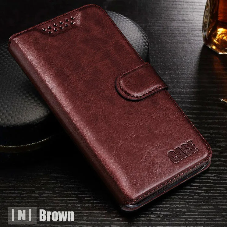 Brown INI Роскошный чехол для защиты телефона Hoesje для huawei Y5() MYA-L22 MYA-L23 MYA-L03 MYA-U29 чехол для телефона Housse из искусственной кожи с откидной крышкой - Цвет: Brown INI