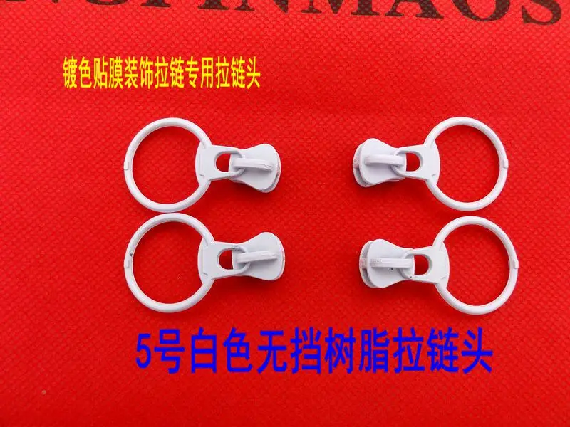 8 шт./лот металлический ползунок для ремонта молнии из смолы 5 # круглый Съемник