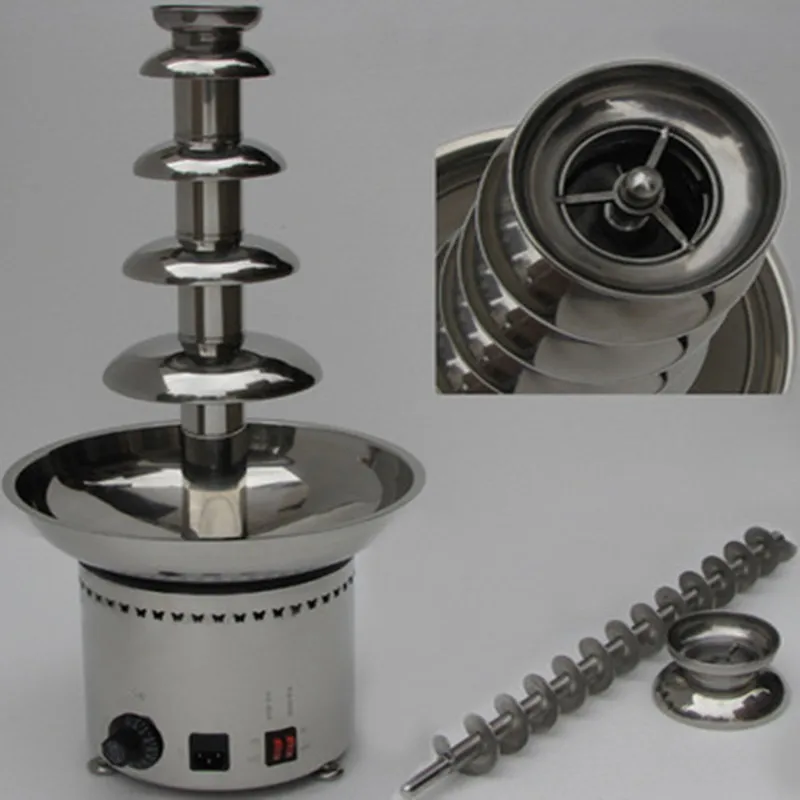 Шоколадный фонтанчик ZF аппарат из нержавеющей стали с электрическим