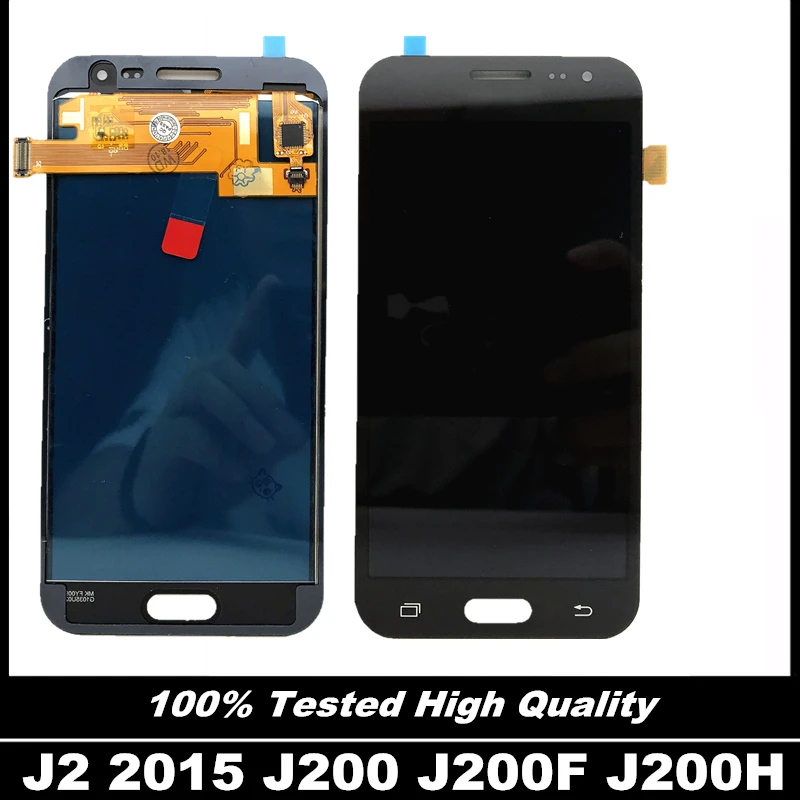 Высокое качество J200 протестированный ЖК дисплей для Samsung galaxy J2 2015 J200F J200Y J200H с