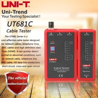 uni t ut681c cable tester network telephone line dual tester led status display manual auto shutdown