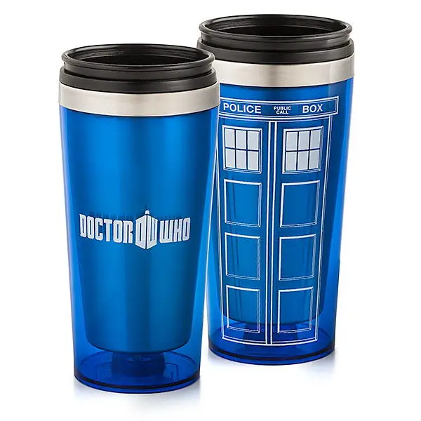 Бесплатная доставка кофейная чашка Doctor Dr. Who Tardis Термокружка Из Нержавеющей Стали