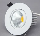 Dimmable светодиодный COB вниз светильник AC110V 220V 5W7W9W Встраиваемый светодиодный точечный светильник Светодиодный точечный светильник осветительное украшение для помещений потолочный светильник