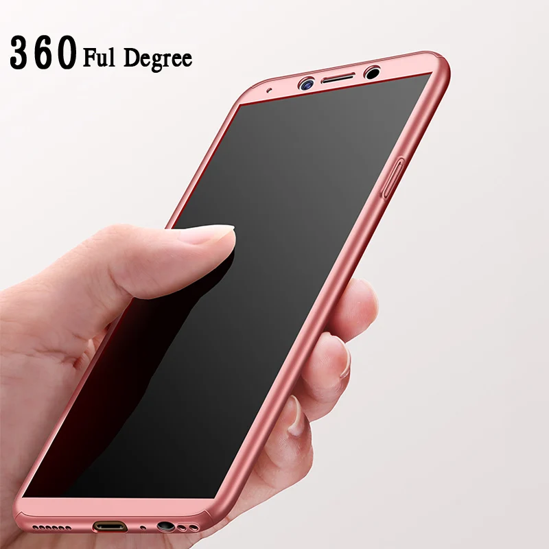 Чехол с полным покрытием на 360 градусов для Samsung Galaxy M10 M20 A30 A50 Note 8 9 + закаленное