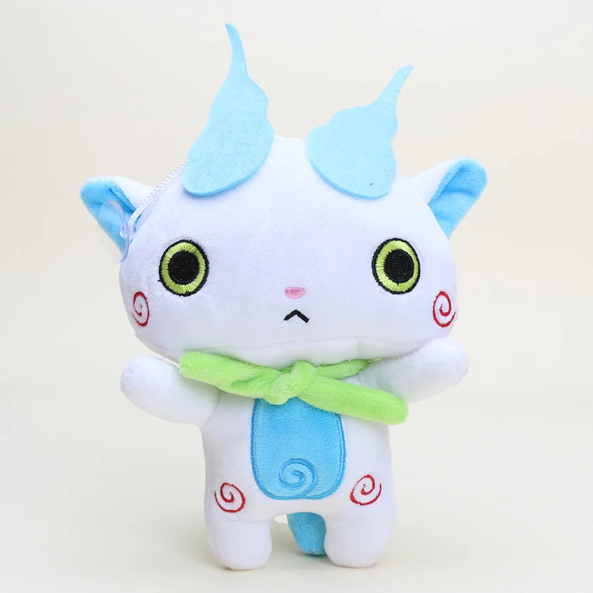 20 см часы Jibanyan Komasan Whisper Kawaii Youkai плюшевые игрушки Yo kai Yokai мягкие набивные куклы из