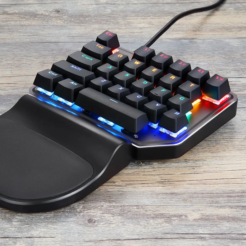 MOTOSPEED K27 эргономичный дизайн ПК игровая клавиатура смешанный светильник с подсветкой