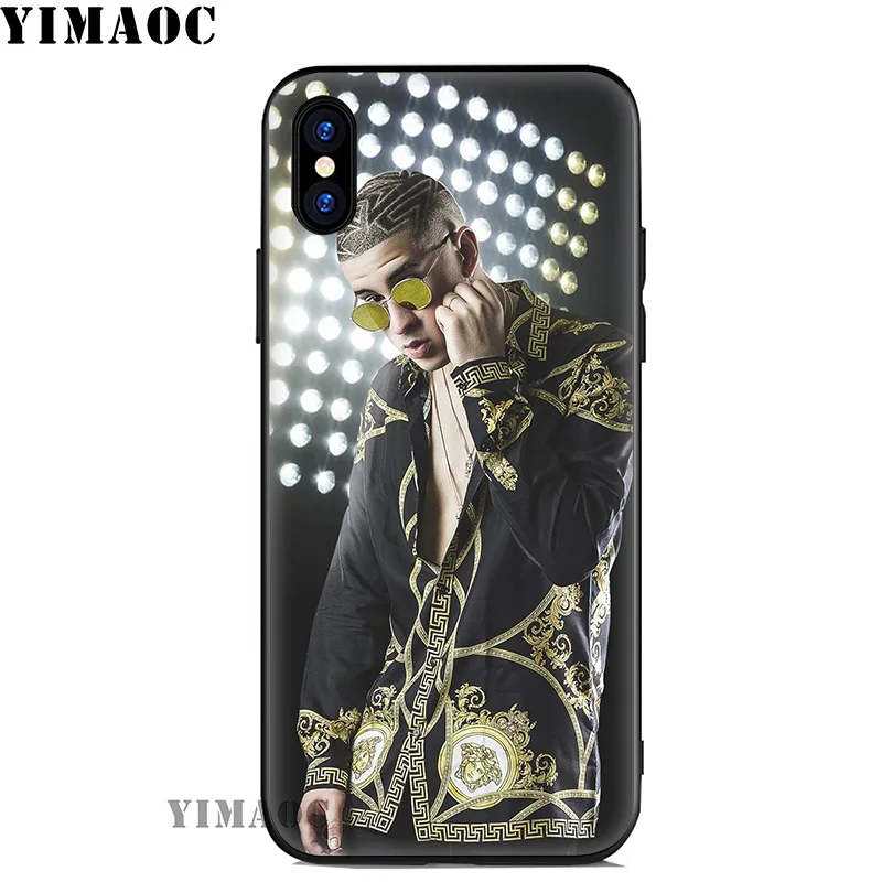 Мягкий силиконовый чехол YIMAOC Bad Bunny для iPhone 11 Pro Xr Xs Max X или 10 8 7 6 6S Plus 5 5S SE |