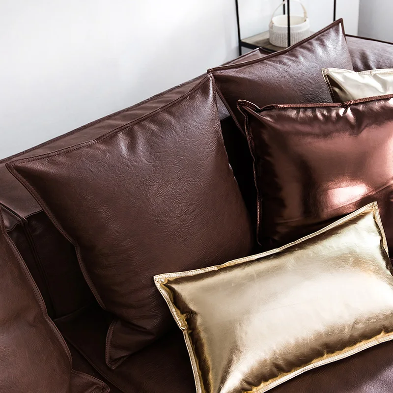 Прямая поставка домашний декор мягкие из искусственной кожи подушка (не включает