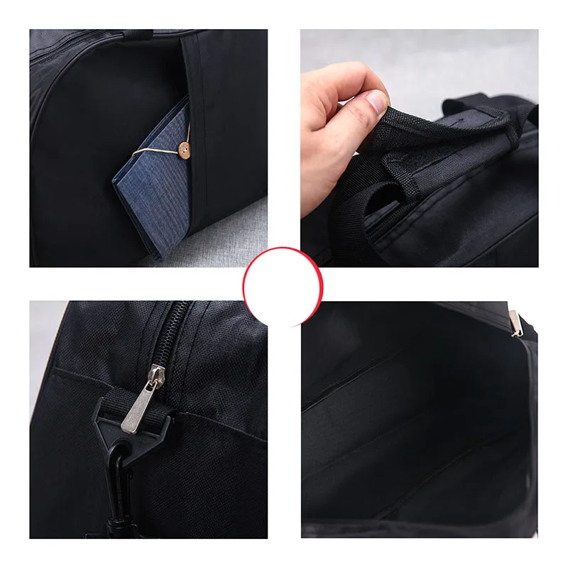 

Luggage Travel Duffle Bags Women And Men Sports Fitness Bag Large Capacity Folding Yoga Bags WaterProof Oxford Travel Handbags
