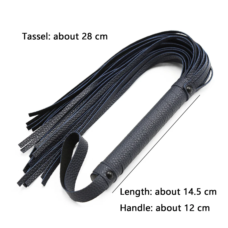 PVC Leather Whip for Sex Sexy Women Tassel Adult Games Toys Couples Black Red Accessories Bdsm Fetish New |