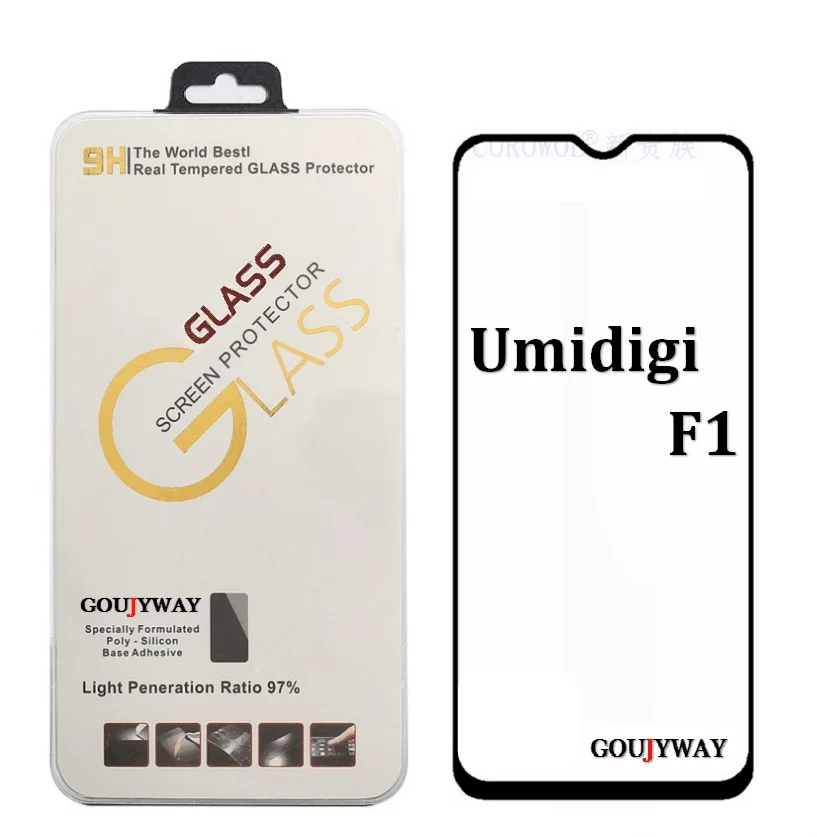 Стекло для UmiDigi F1 защитный на стене 9D с полным покрытием изогнутой телефон Экран