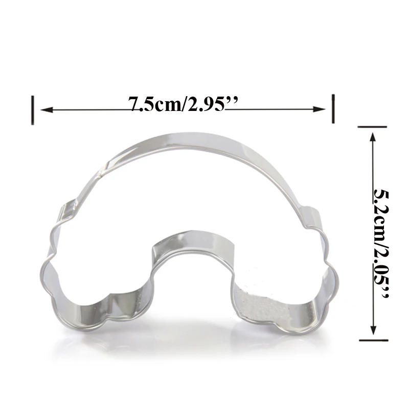 2 шт. Радуга бисквит Фондант Плесень Фея садовый гриб печенье резак Металл кекс