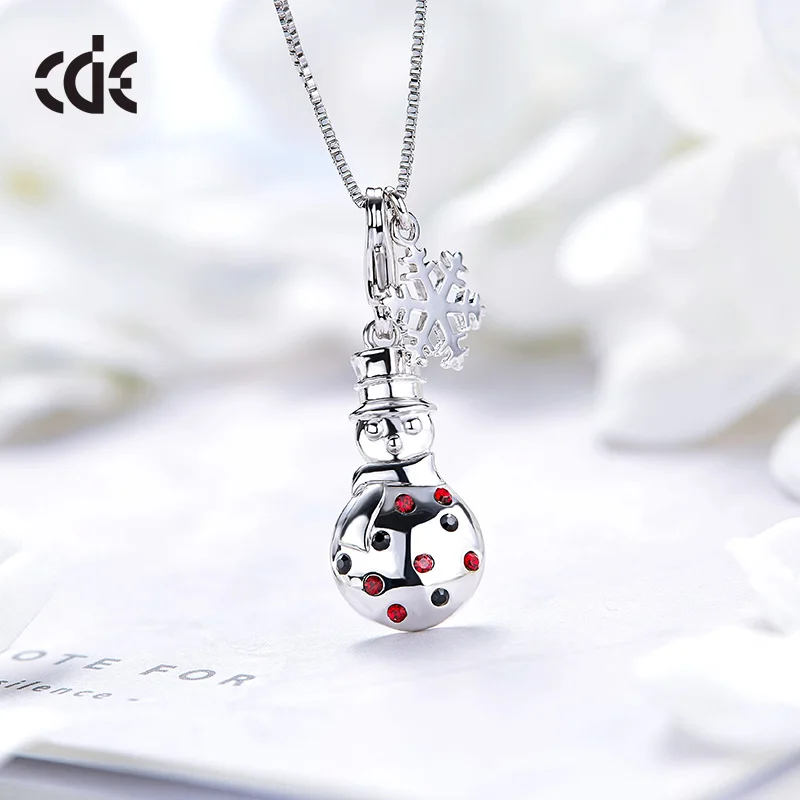 Cdyle рождественский подарок ожерелье Женские кулоны украшенные кристаллами Кулон