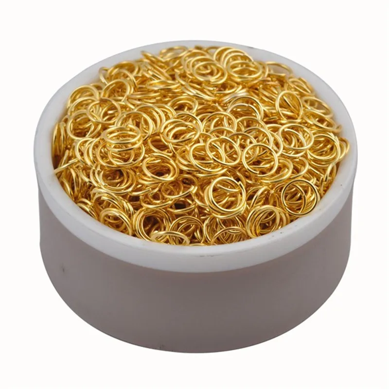 Модные открытые соединительные разрезные кольца 4 10 мм с золотым серебристым