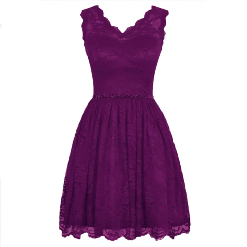 Женское вечернее платье мятно зеленое кружевное для подружки невесты с V