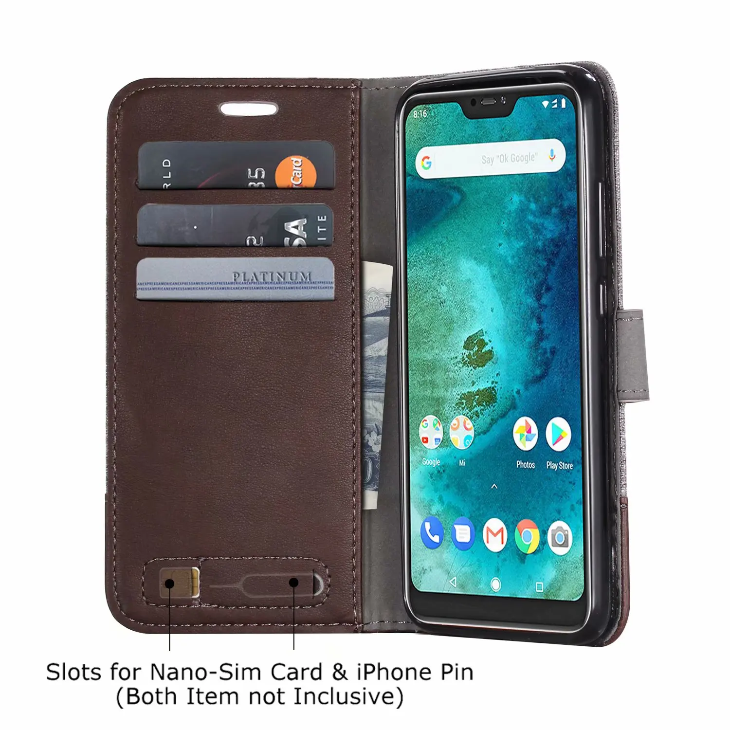 Роскошная джинсовая ткань + кожаный чехол для XiaoMi 9 8 SE 5C A1 A2 Lite MAX MIX 2 3 RedMi Note 7 6 Pro 5 Plus