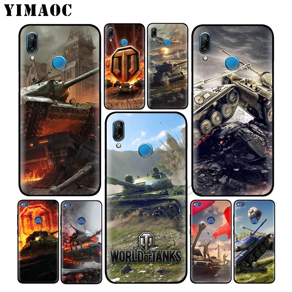 Мягкий чехол YIMAOC World Of Tanks для Huawei Honor Mate 20 9X Note 10 Pro 8X 8 6A 7A 7X 7C Y9 Y7 Y6 Prime 2018 2017 View |