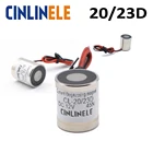 D20mm * H23mm токовый Электромагнит Degauss, магнитный электромагнитный присоска, постоянный ток 12 в 24 В, мощный редкоземельный