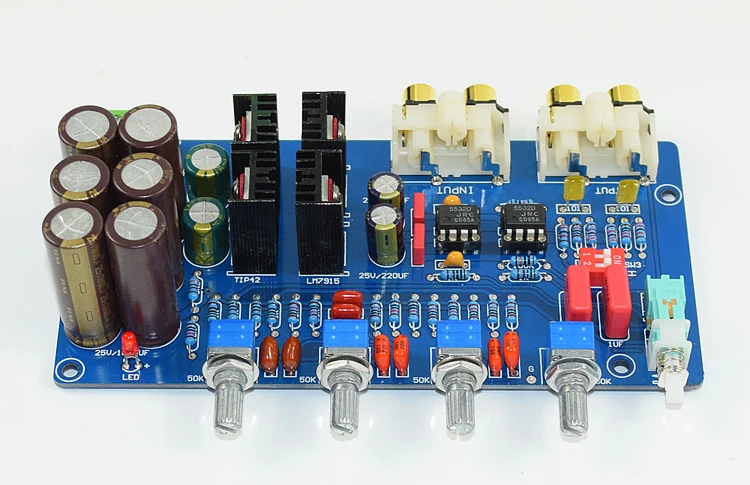 Предварительный усилитель звука breeze audio JRC5532 плата управления громкостью и тоном