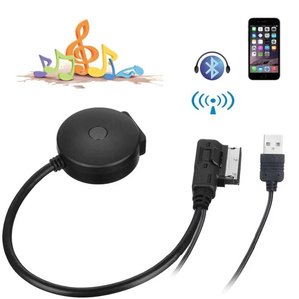 Lonleap медиа в AMI MDI для Bluetooth аудио Aux и usb кабель 10 см автомобиля VW AUDI A6 Q7 перед 2009|media