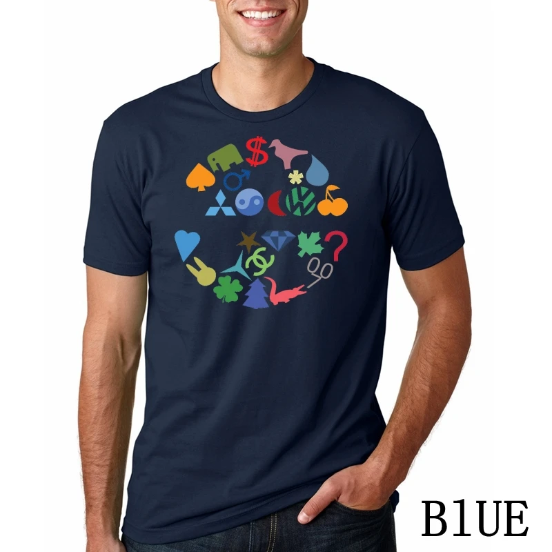 BLUEFC6124 80 х Rave Music футболка экстази таблетки XTC Cocaines Drugs мужские футболки camisetas masculino 90 s личность футболка homme Топы - Цвет: BLUEFC6124